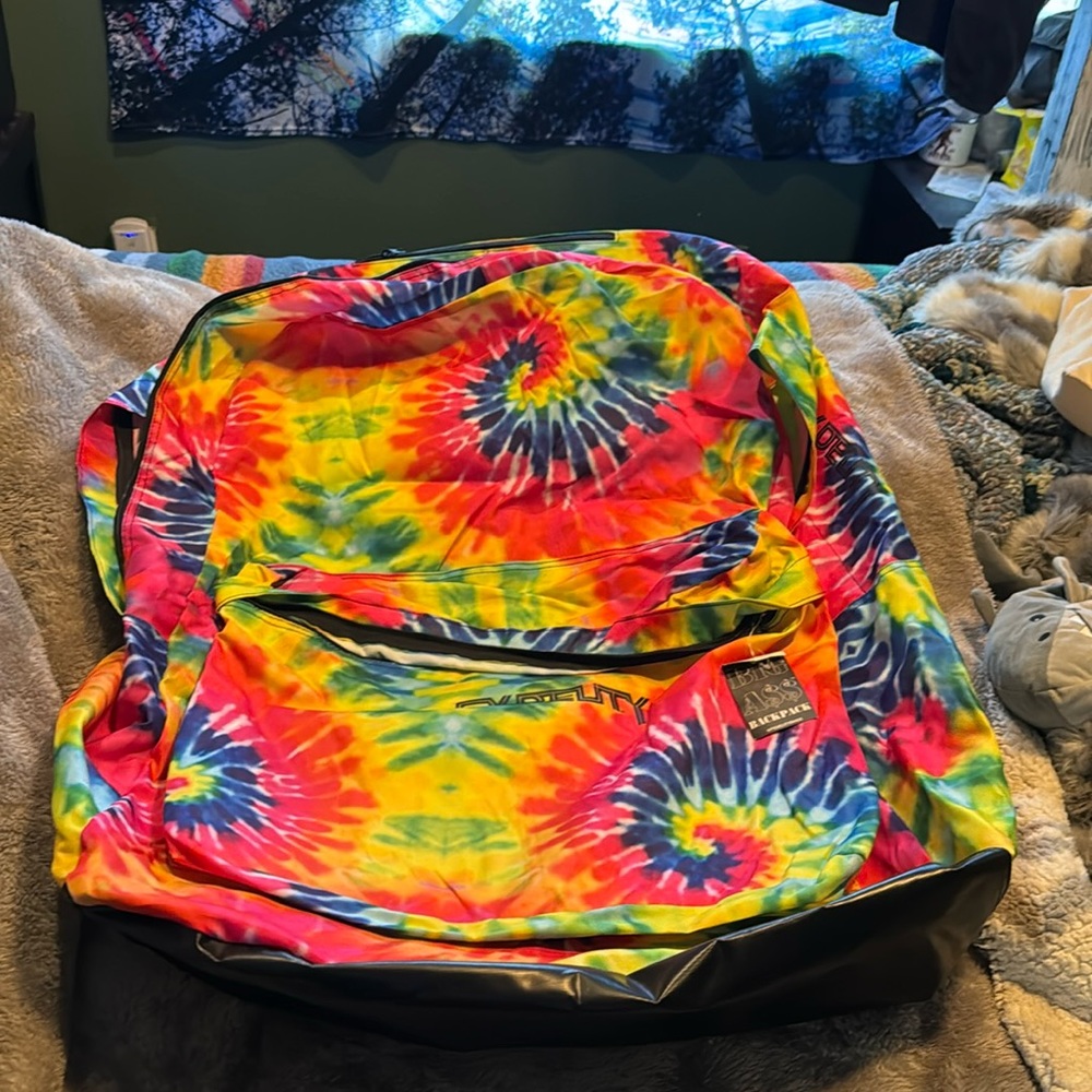 Tie-dyed giant backpack